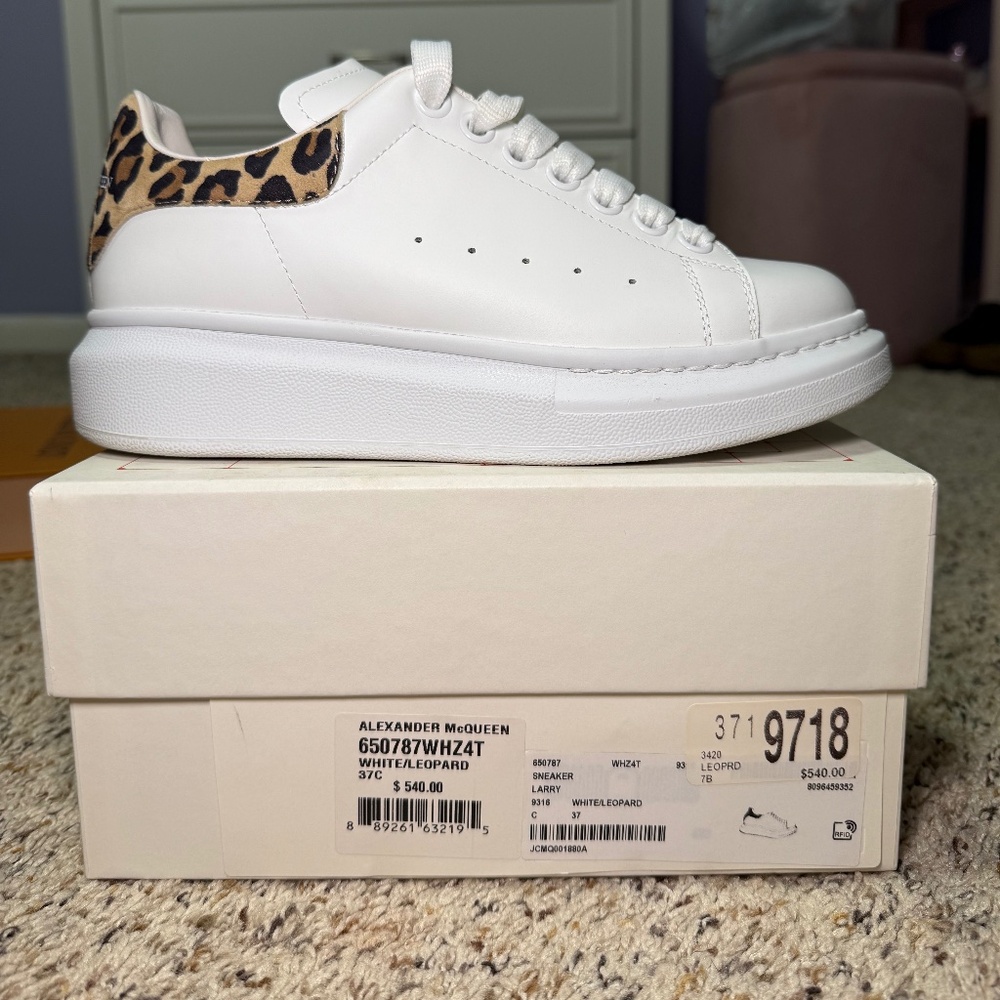 Alexander McQueen cheetah print shoes (woman’s size 7)